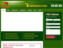 Tablet Screenshot of kiwilandscaping.com